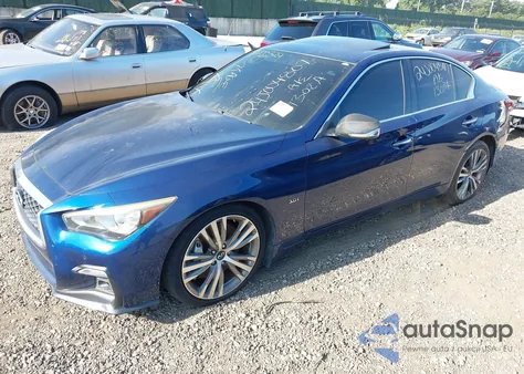2018 Infiniti Q50 3.0T Sport from USA, damaged, VIN JN1EV7AP7JM357443